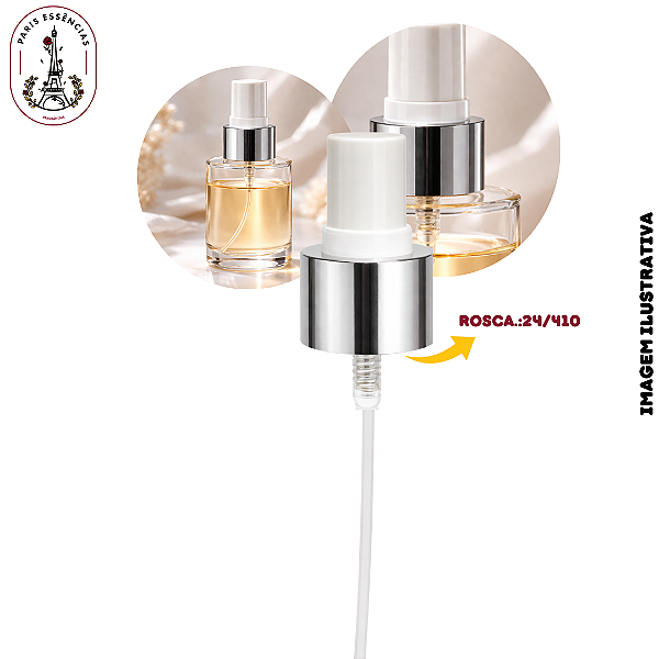 Válvula Spray Hot Saia Prata c/Capa Branca R.:24/410 - (UN)
