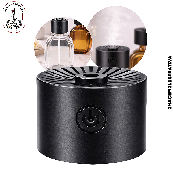 Tampa Difusora Nanopartículas Recarregável Preta R.:28/410 - (UN)