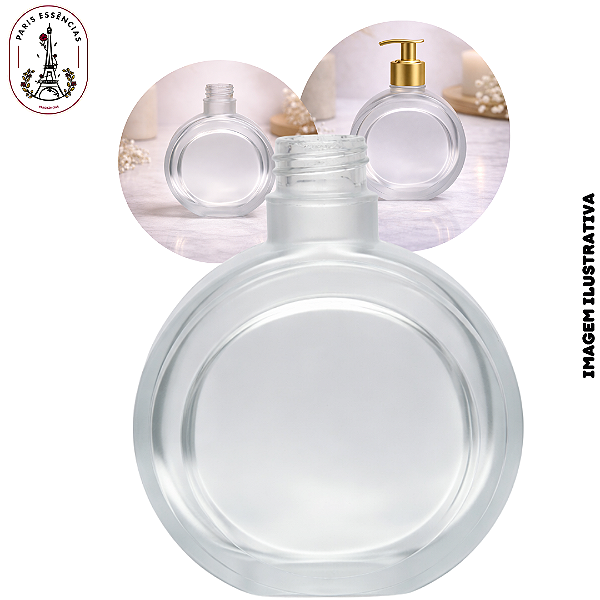 Vidro Lunaire 300ml Fosco - Rosca 28/410 (UN)