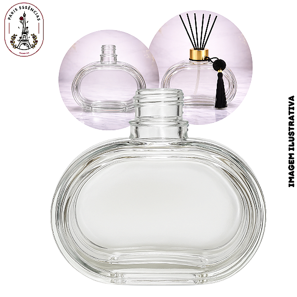 Vidro Tammy 200ml Cristal - Rosca 28/410 (UN)