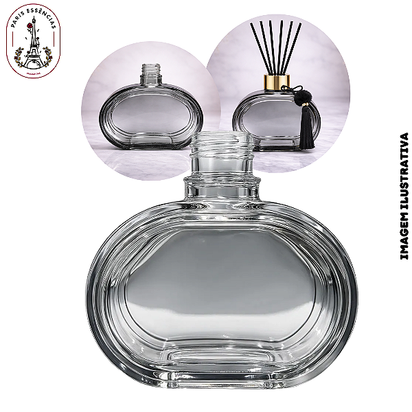 Vidro Tammy 200ml Fumê - Rosca 28/410 (UN)