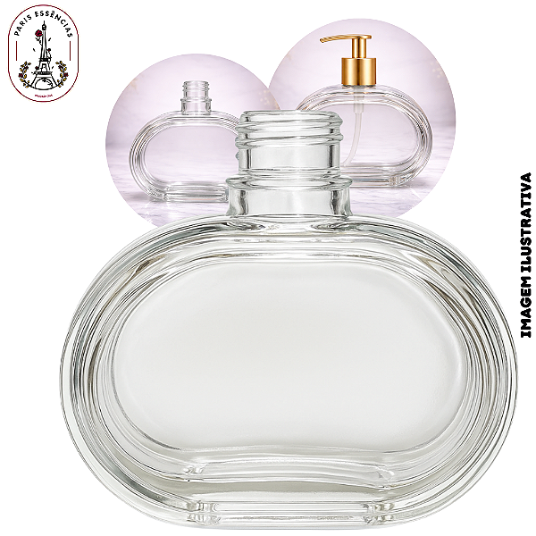 Vidro Tammy 300ml Cristal - Rosca 28/410 (UN)