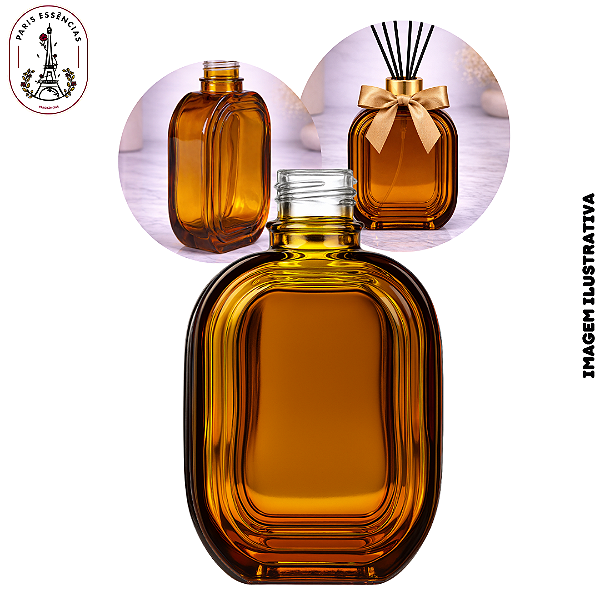 Vidro Amber 200ml Champanhe - Rosca 28/410 (UN)