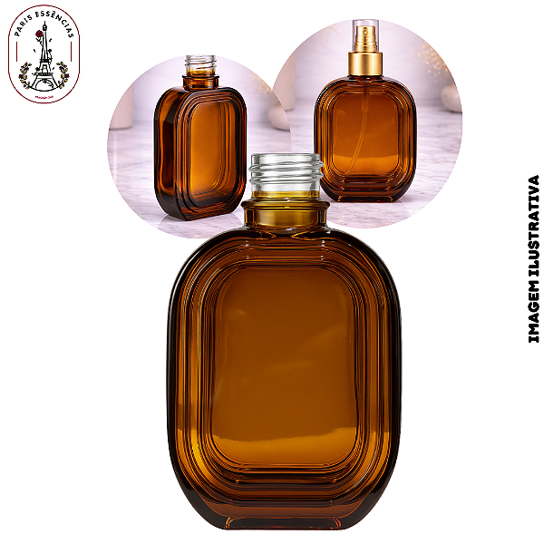 Vidro Amber 200ml Âmbar - Rosca 28/410 (UN)