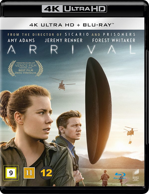 A Chegada (4K UHD + Blu-ray, 2016) Dublado Legendado