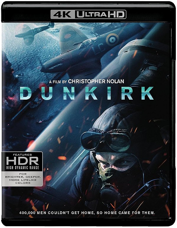 Dunkirk (4K UHD + Blu-ray + Blu-ray Bônus, 2017) Dublado Legendado