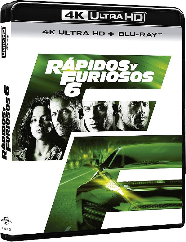 Velozes e Furiosos 6 (4K UHD + Blu-ray, 2013) Dublado Legendado #raro