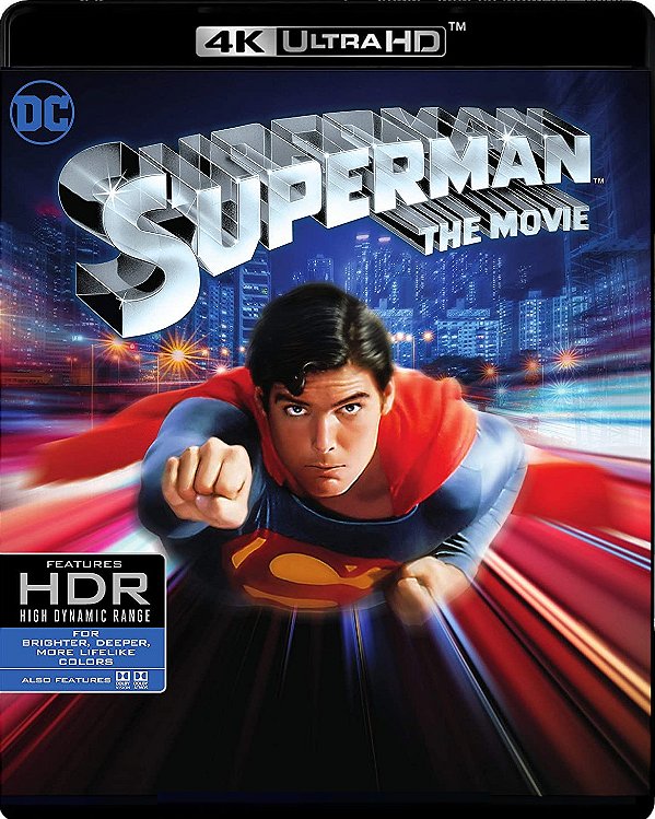 Superman: O Filme (4K UHD + Blu-ray, 1978) Dublado Legendado