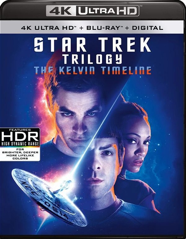Star Trek: Trilogia - The Kelvin Timeline (4K UHD + Blu-ray, 2009-2016) Dublado Legendado