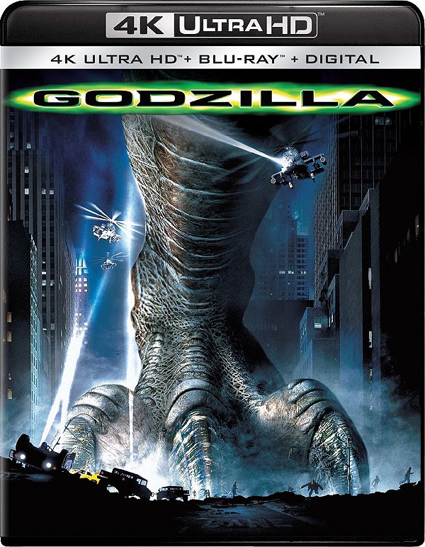 Godzilla (4K UHD + Blu-ray, 1998) Dublado Legendado