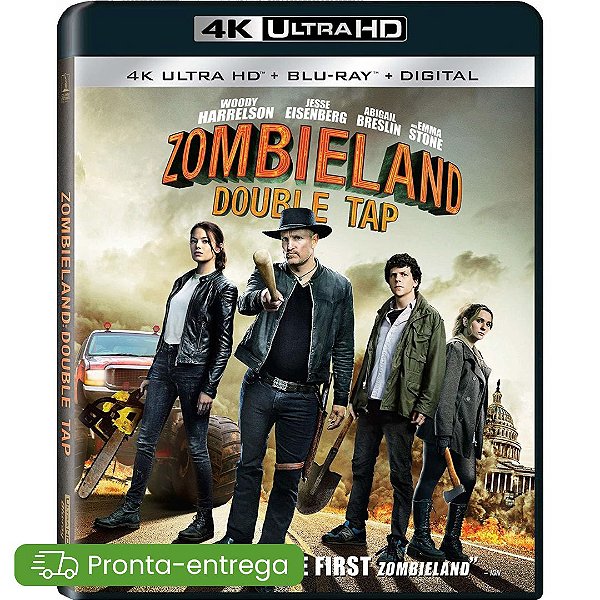 Zumbilândia: Atire Duas Vezes 4K UHD + Blu-ray Dublado Legendado