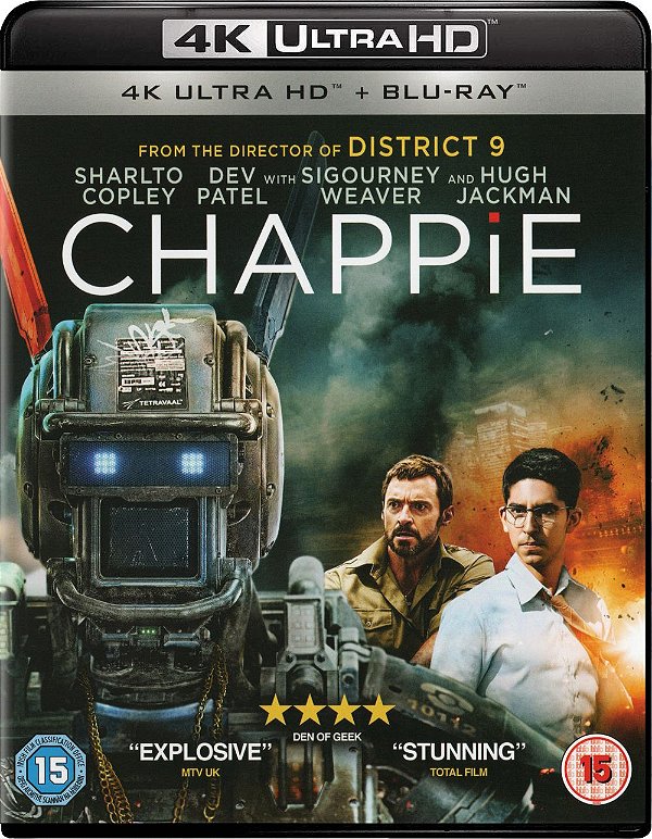 Chappie (4K UHD + Blu-ray, 2015) Dublado Legendado