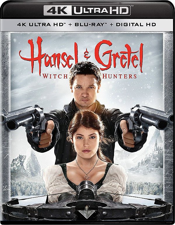 João e Maria: Caçadores de Bruxas (4K UHD + Blu-ray, 2013) Dublado Legendado