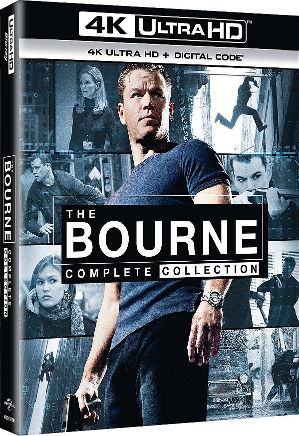 Bourne - Coleção 5 Filmes (4K UHD, 2002-2016) Dublado Legendado