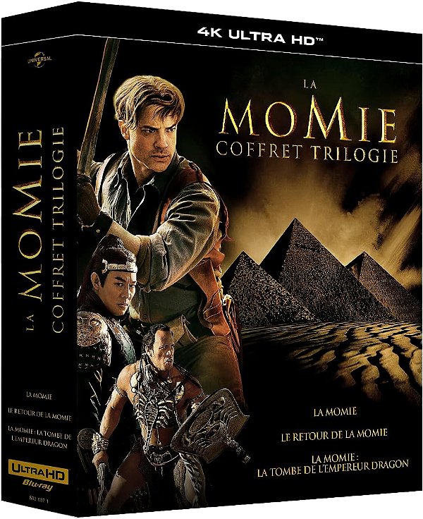 A Múmia - Trilogia (4K UHD, 1999-2008) Dublado Legendado