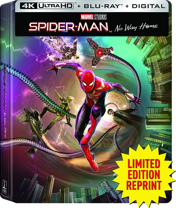 Homem-Aranha: Sem Volta para Casa - Steelbook [4K UHD + Blu-ray] - Pré-venda