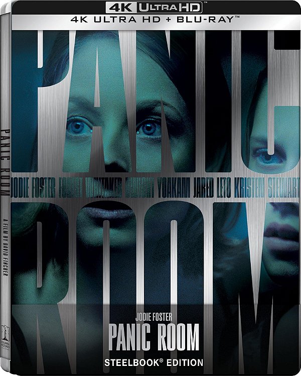 O Quarto do Pânico - Steelbook [4K UHD + Blu-ray, 2002] Legendado - Pré-venda
