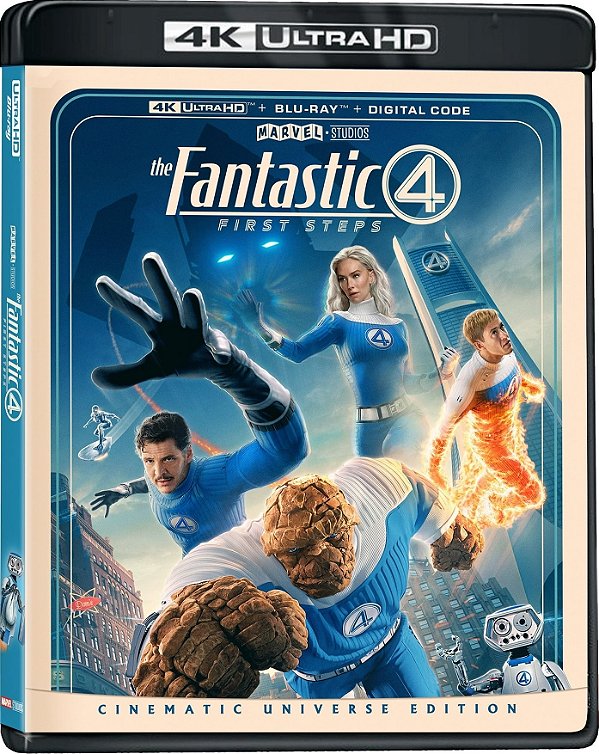 Quarteto Fantástico: Primeiros Passos [4K UHD + Blu-ray, 2025] - Pré-venda