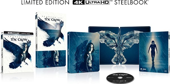 O Corvo - Steelbook [4K UHD + Blu-ray, 1994] - Pré-venda