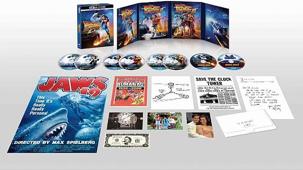 De Volta para o Futuro: Trilogia - Edição Limitada de 40º Aniversário [4K UHD + Blu-ray Remasterizado + Blu-ray Bônus, 1985-1990] Dublado Legendado - Pré-venda