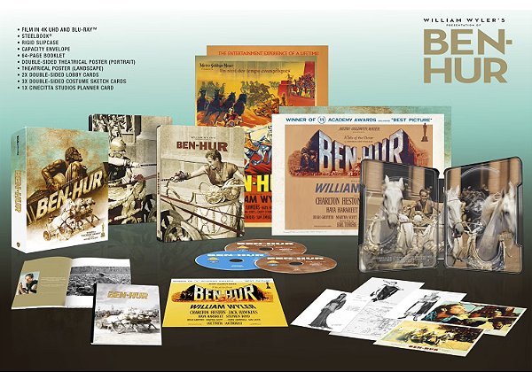 Ben Hur - Edição de Colecionador [4K UHD, 1959] - Pré-venda