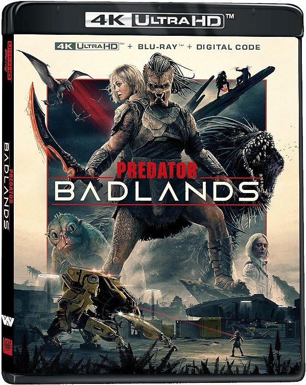 Predador: Terras Selvagens [4K UHD + Blu-ray, 2025] - Pré-venda
