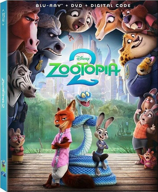 Zootopia 2 [Blu-ray + DVD, 2025] - Pré-venda