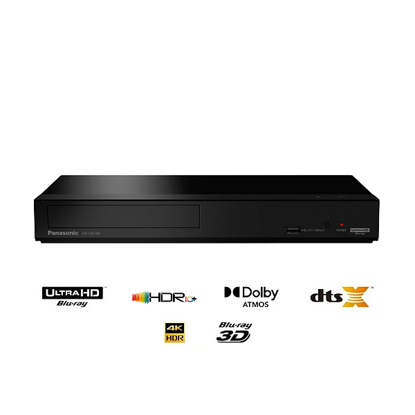 Blu-ray Player Panasonic DP-UB154 4K UHD Nativo Dolby Atmos HDR10+ Hi-Res Audio