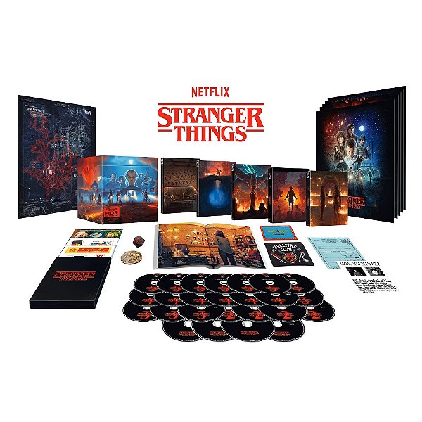 Stranger Things: A Série Completa - Deluxe Edition [4K UHD, 2016-2025] - Pré-venda