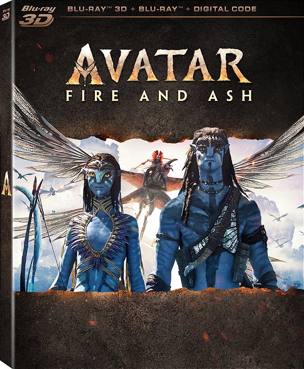 Avatar: Fogo e Cinzas [Blu-ray 3D + Blu-ray, 2025] - Pré-venda