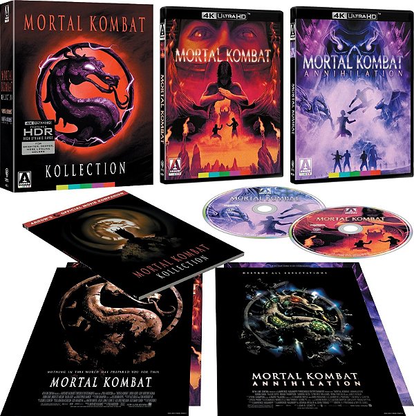 Mortal Kombat: Coleção 2 Filmes - Edição Limitada [4K UHD, 1995-1997] - Pré-venda