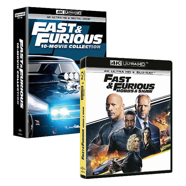 Velozes e Furiosos - Coleção 11 Filmes (4K UHD, 2001-2023) Dublado Legendado