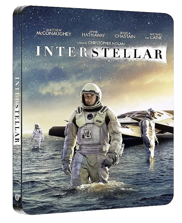 Interestelar - Steelbook [4K UHD + Blu-ray + Blu-ray Bônus, 2014] Dublado Legendado - Pré-venda