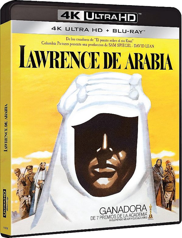 Lawrence da Arábia (4K UHD + Blu-ray + Blu-ray Bônus, 1962) Dublado Legendado