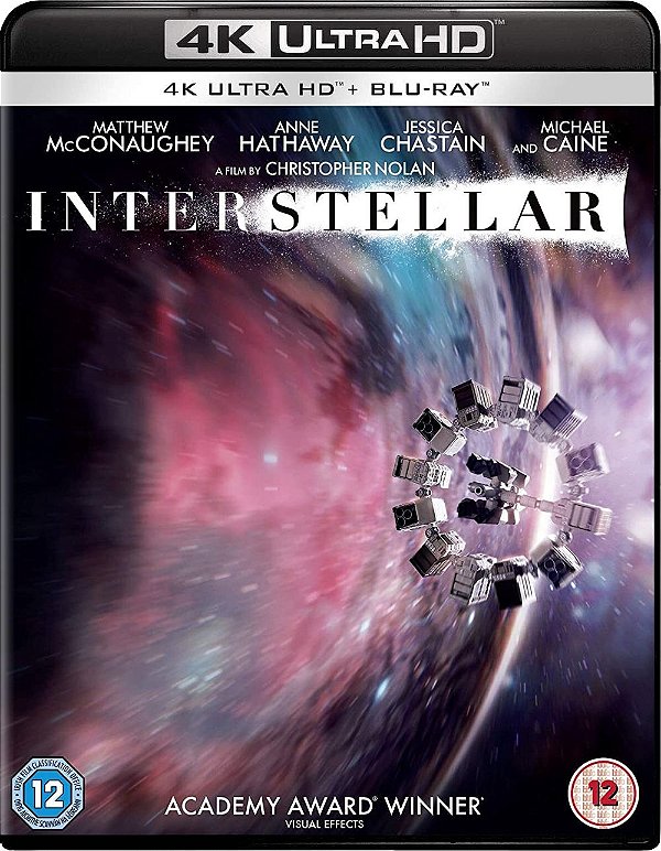 Interestelar (4K UHD + Blu-ray + Blu-ray Bônus, 2014) Dublado Legendado