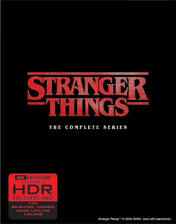 Stranger Things: A Série Completa - Standard Edition [4K UHD, 2016-2025] - Pré-venda