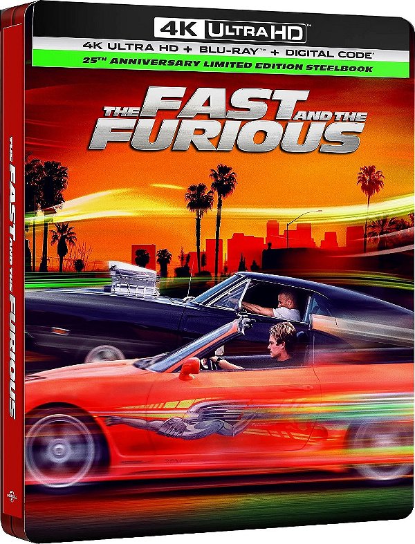 Velozes e Furiosos [4K UHD + Blu-ray, 2001] - Pré-venda