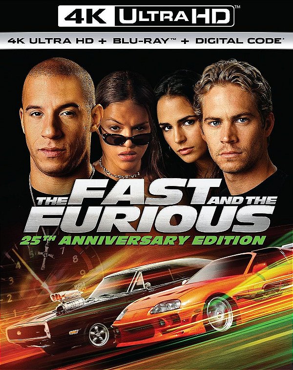 Velozes e Furiosos [4K UHD + Blu-ray, 2001] - Pré-venda