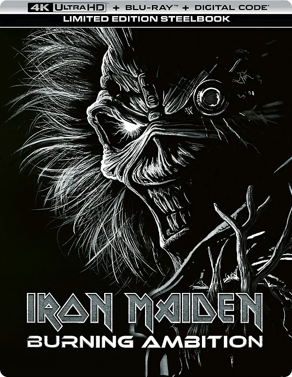 Iron Maiden: Burning Ambition - Steelbook [4K UHD + Blu-ray, 2026] - Pré-venda