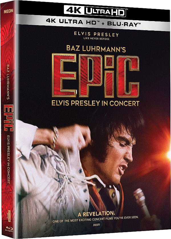 Epic: Elvis Presley in Concert [4K UHD + Blu-ray, 2025] - Pré-venda