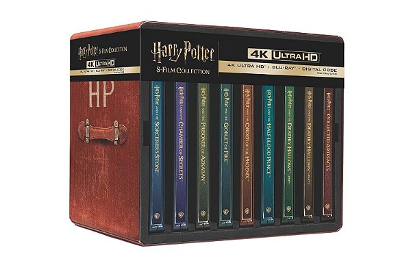 Harry Potter: Coleção 8 Filmes - Steelbook Edição Limitada [4K UHD + Blu-ray, 2001-2011] Dublado Legendado - Pré-venda