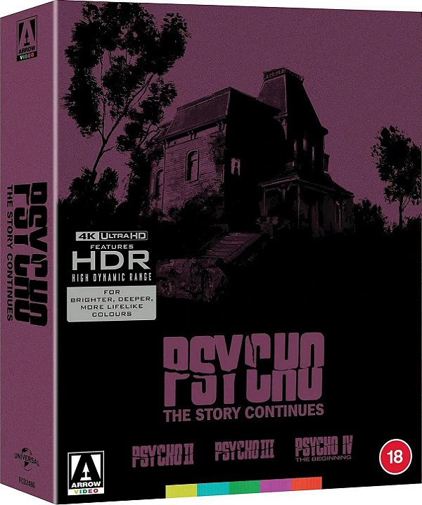 Psicose 2, 3 & 4 (4K UHD, 1983-1990)