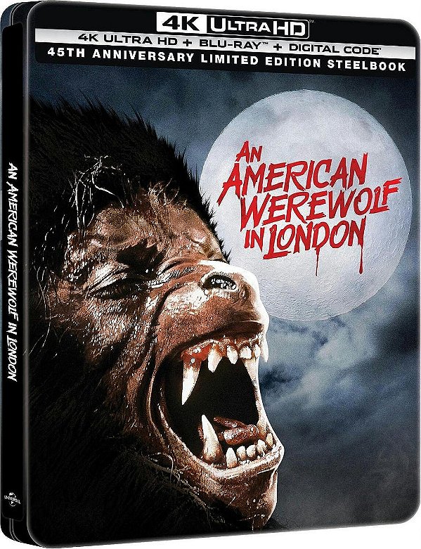 Um Lobisomem Americano em Londres - Steelbook [4K UHD + Blu-ray, 1981] - Pré-venda