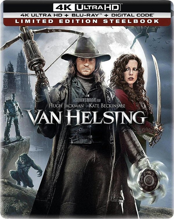 Van Helsing - Steelbook [4K UHD + Blu-ray, 2004] - Pré-venda