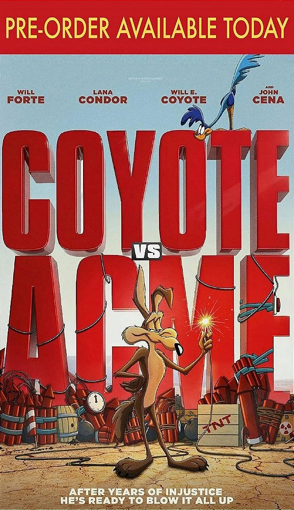 Coyote vs. Acme [Blu-ray, 2026] - Pré-venda