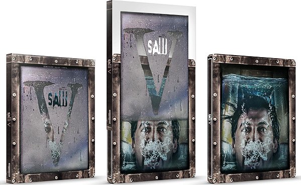 Jogos Mortais V - Steelbook [4K UHD + Blu-ray, 2008] - Pré-venda