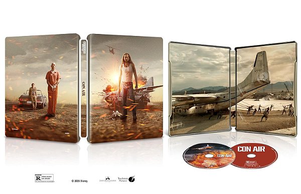 Con Air: A Rota de Fuga - Steelbook [4K UHD + Blu-ray, 1997] - Pré-venda