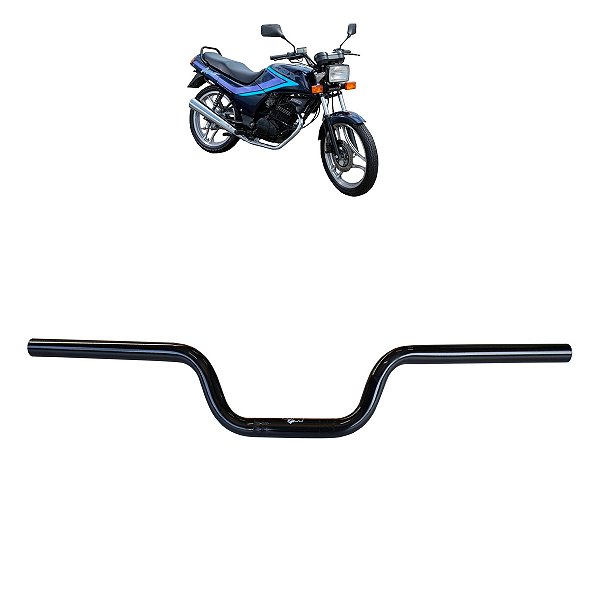 GUIDÃO MODELO ORIGINAL PARA CBX 200 STRADA PRETO