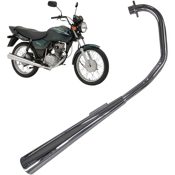 ESCAPAMENTO ESCAPE CG TITAN 125 KS KSE 2000 A 2003 MODELO ORIGINAL