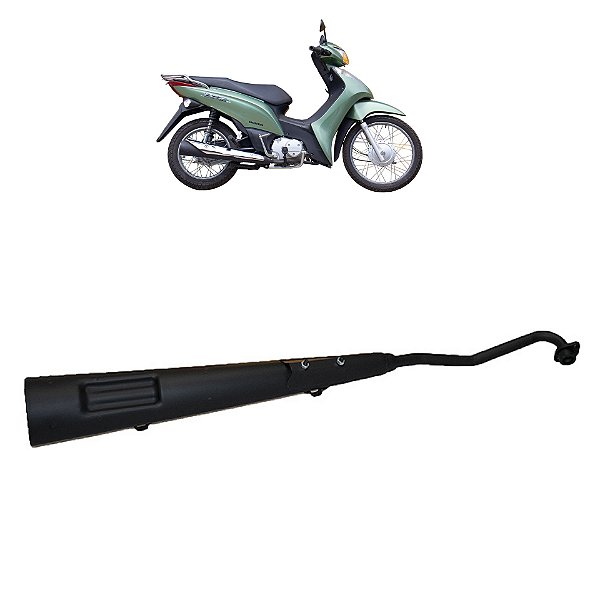 ESCAPAMENTO ESCAPE BIZ 125 09/17 MODELO ORIGINAL PRETO